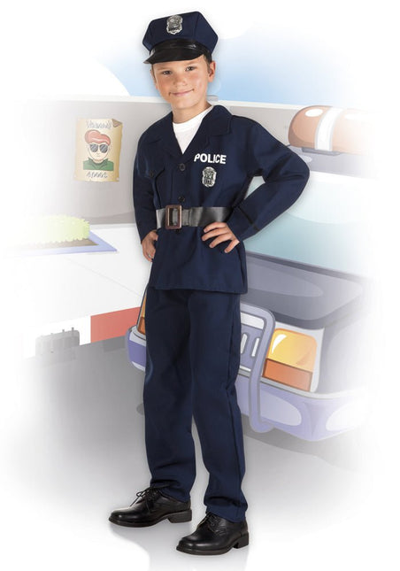 Politiepak Kind Blauw van Boland koop je bij Partywinkel