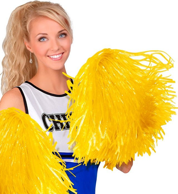 Pom Pom Geel 1 stuk van Widmann koop je bij Partywinkel