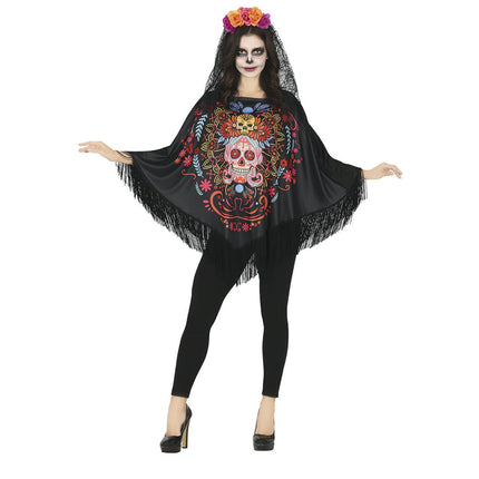 Poncho Doodshoofd M van Fiestas Guirca koop je bij Partywinkel