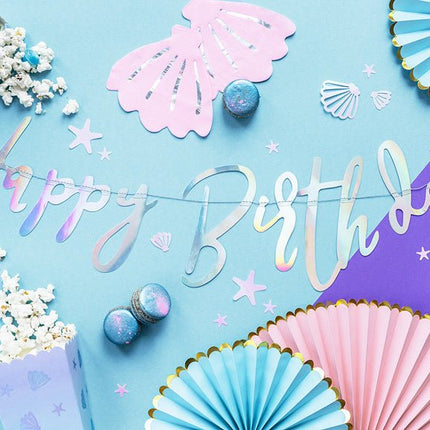 Popcorn Bakjes Zeemeermin 12,5cm 6st van Partydeco koop je bij Partywinkel