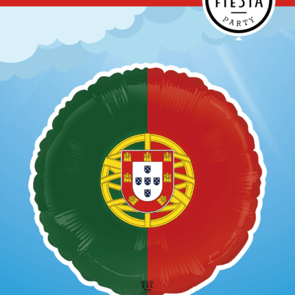 Portugal Helium Ballon Leeg 45cm van WeFiesta koop je bij Partywinkel
