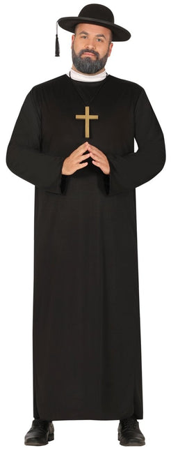 Priester Kostuum Zwart Heren Priester van Fiestas Guirca koop je bij Partywinkel
