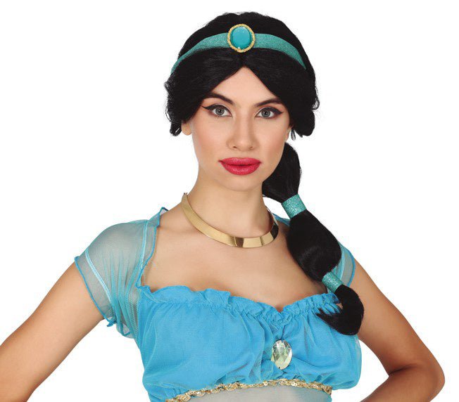 Prinses Jasmine Aladdin Pruik van Fiestas Guirca koop je bij Partywinkel