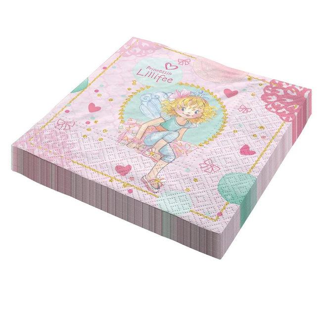Prinses Lillifee Servetten 33cm 20st van VDV Benefit koop je bij Partywinkel