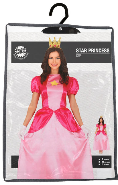 Prinsessen Jurk Dames Prinses Peach van Fiestas Guirca koop je bij Partywinkel