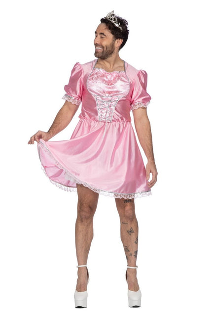 Prinsessen Jurk Roze Heren van Wilbers & Wilbers koop je bij Partywinkel