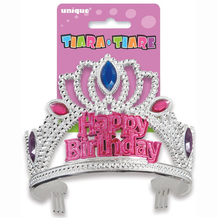 Prinsessen Kroontje Happy Birthday van Unique koop je bij Partywinkel