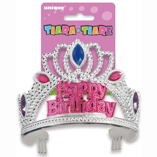 Prinsessen Kroontje Happy Birthday van Unique koop je bij Partywinkel