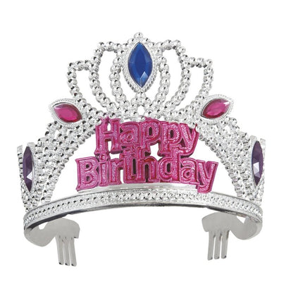 Prinsessen Kroontje Happy Birthday van Unique koop je bij Partywinkel