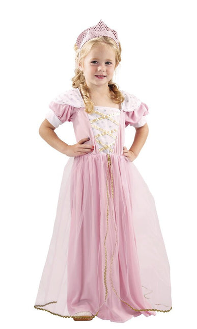 Prinsessenjurk Kind Roze Deluxe 3/4 jaar van Boland koop je bij Partywinkel