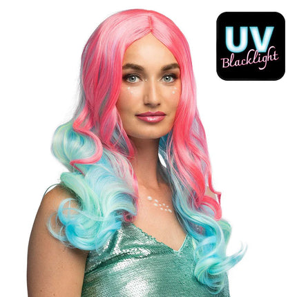 Pruik Nixie UV van Boland koop je bij Partywinkel