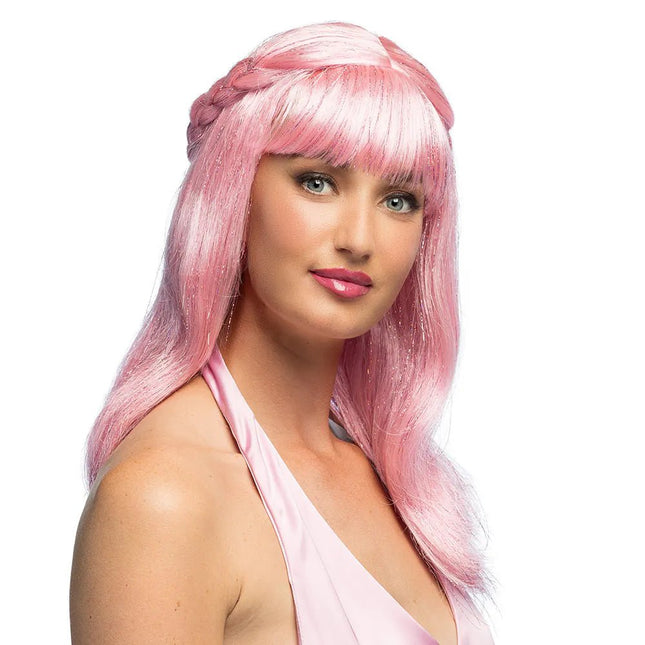 Pruik Pink sweety van Boland koop je bij Partywinkel