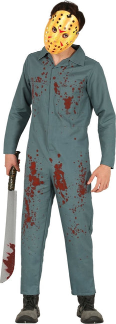 Psycho Halloween Kostuum Heren jumpsuit van Fiestas Guirca koop je bij Partywinkel
