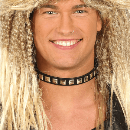 Punk Ketting Zwart 44cm van Fiestas Guirca koop je bij Partywinkel