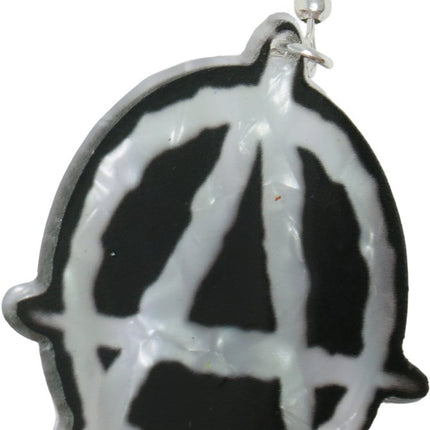 Punk Oorbellen Zwart Zilver van Fiestas Guirca koop je bij Partywinkel