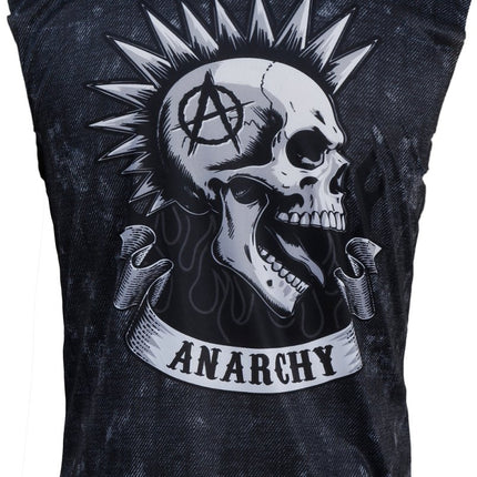 Punk Vest Zwart van Fiestas Guirca koop je bij Partywinkel