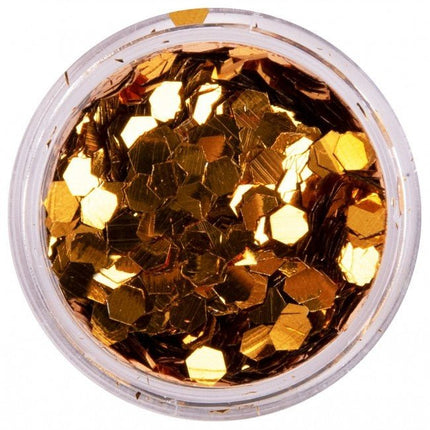 PXP Chunky Glitter Deep Gold 2,5gr van PXP Professional Colours koop je bij Partywinkel