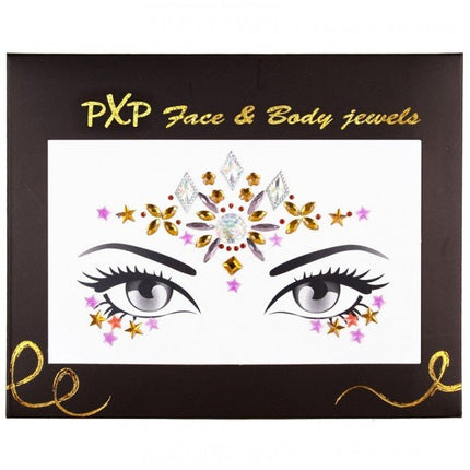 PXP Gezicht Sticker Face Jewels Princess Star van PXP Professional Colours koop je bij Partywinkel