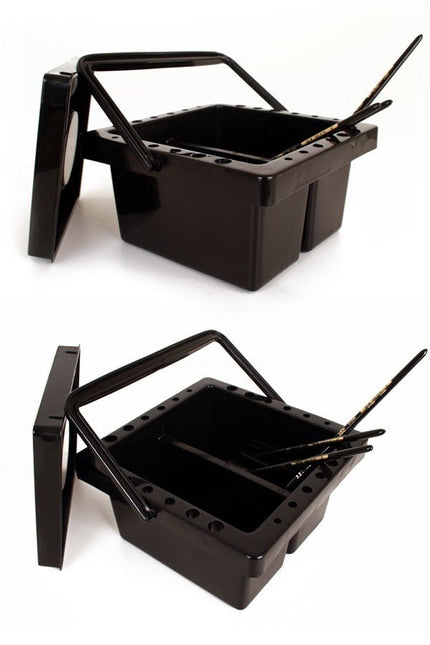 PXP Penselen Reinigingsbakje Zwart van PXP Professional Colours koop je bij Partywinkel