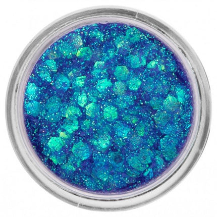 PXP Pressed Chunky Glitter Creme Blue Chameleon 10ml van PXP Professional Colours koop je bij Partywinkel