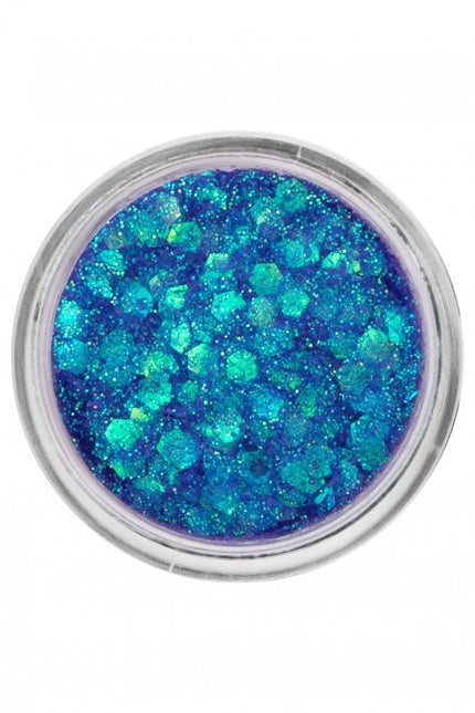 PXP Pressed Chunky Glitter Creme Blue Chameleon 10ml van PXP Professional Colours koop je bij Partywinkel