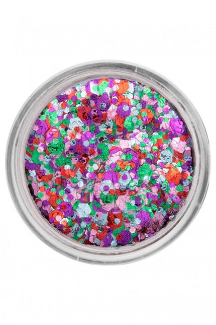 PXP Pressed Chunky Glitter Creme Cherry Blossom 10ml van PXP Professional Colours koop je bij Partywinkel