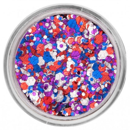 PXP Pressed Chunky Glitter Creme Shiny Christals 10ml van PXP Professional Colours koop je bij Partywinkel