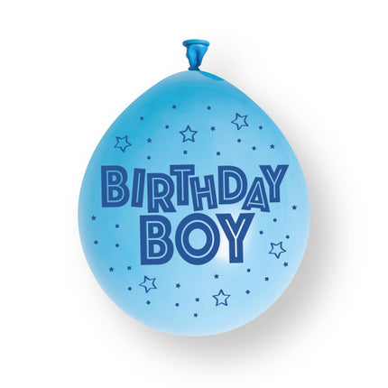 10ct Verjaardagsjongen 9" Latexballonnen