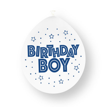 10ct Verjaardagsjongen 9" Latexballonnen