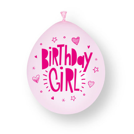 10st Birthday Girl 23cm Latex Ballonnen