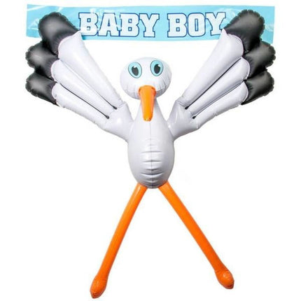 Raam Ooievaar Opblaasbaar 70cm van Folat koop je bij Partywinkel