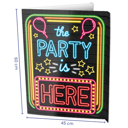 Raambord The party is here 60cm van Paper Dreams koop je bij Partywinkel