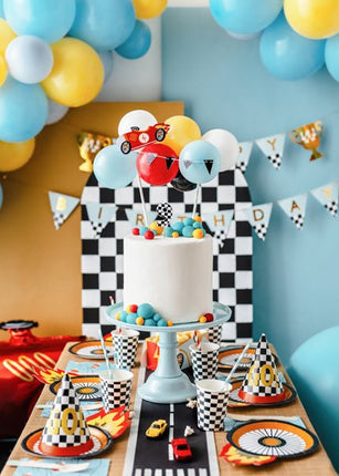 Race Taarttopper 29cm van Partydeco koop je bij Partywinkel
