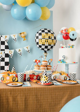 Race Taarttopper 29cm van Partydeco koop je bij Partywinkel
