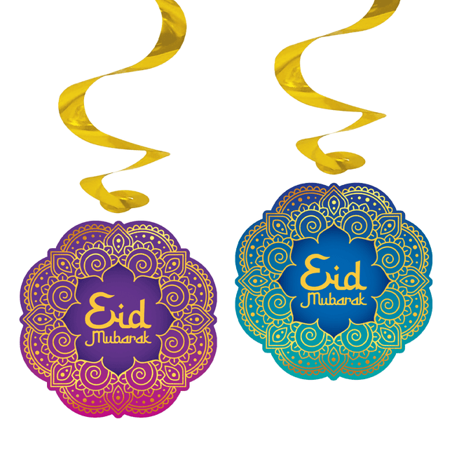 Ramadan Hangdecoratie Eid Mubarak 4st van WeFiesta koop je bij Partywinkel