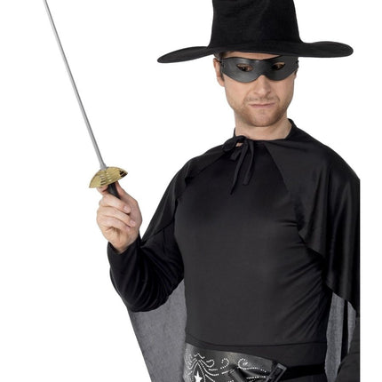 Rapier Sword and Eye Mask, Green & Black Wholesale van Smiffys koop je bij Partywinkel