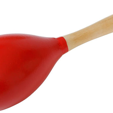 Red wooden maraca 20 cm van Fiestas Guirca koop je bij Partywinkel
