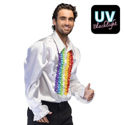 Regenboog Blouse Heren van Boland koop je bij Partywinkel