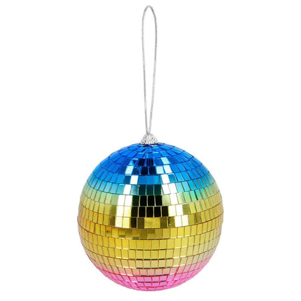 Regenboog Discobal 15cm van Boland koop je bij Partywinkel