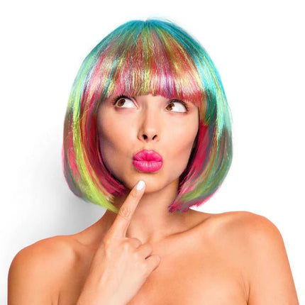 Regenboog Pruik Bob van VDV Benefit koop je bij Partywinkel