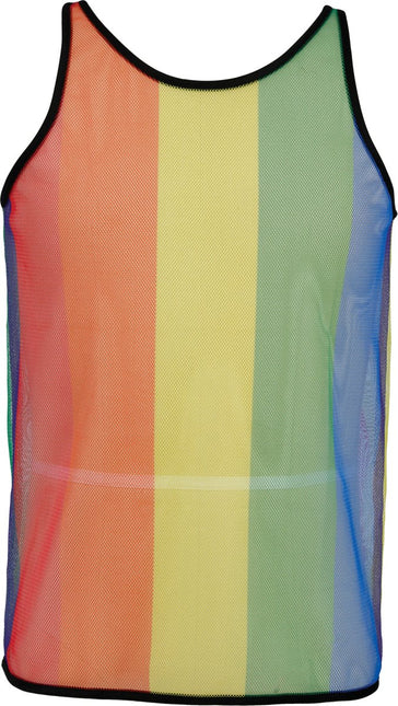 Regenboog Tanktop Mesh van Fiestas Guirca koop je bij Partywinkel