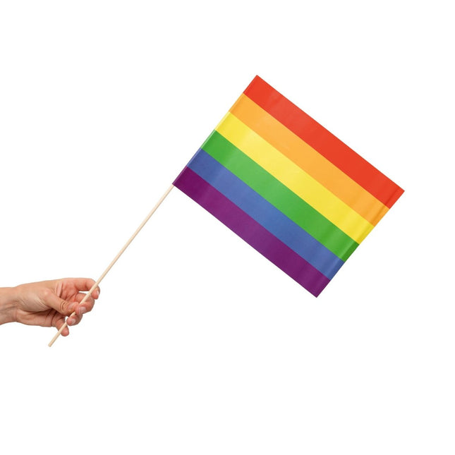 Regenboog Vlag 10st van WeFiesta koop je bij Partywinkel