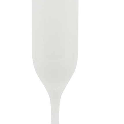 Reusable Solid Color Glasses Reusable Champagne Glasses In White Color 2St van Procos koop je bij Partywinkel