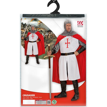 Ridder Kostuum Rood Wit Heren van Widmann koop je bij Partywinkel