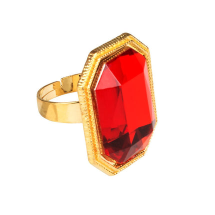 Ring Edelsteen 8st van Boland koop je bij Partywinkel