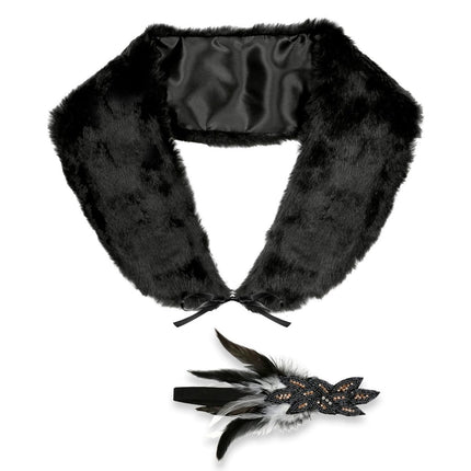 Roaring Twenties 20S Accessoireset Zwart 2 delig van Widmann koop je bij Partywinkel