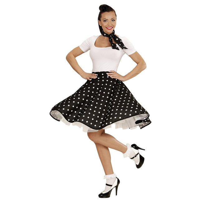 Rock N Roll 50S Verkleedset Zwart 2 delig van Widmann koop je bij Partywinkel