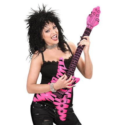 Rocker Nep Gitaar Opblaasbaar 1,07m van Widmann koop je bij Partywinkel