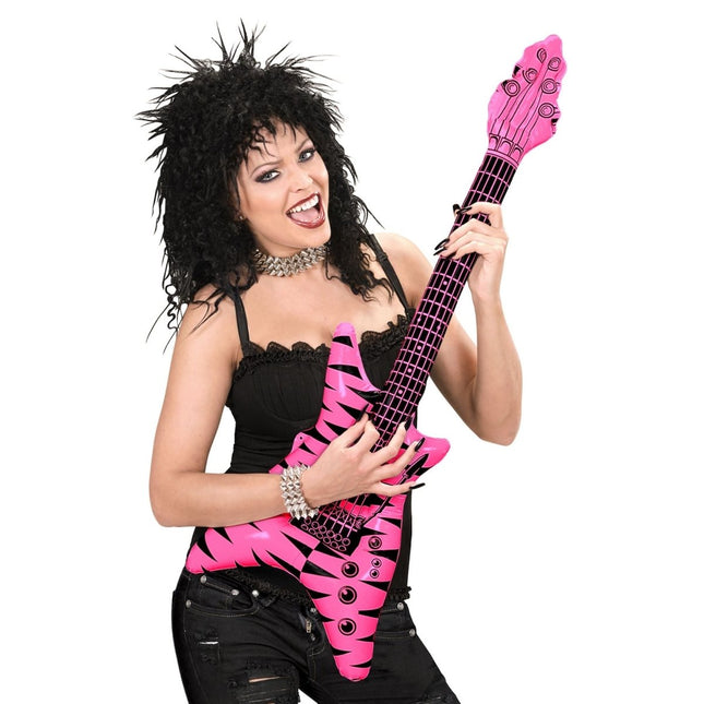 Rocker Nep Gitaar Opblaasbaar 1,07m van Widmann koop je bij Partywinkel