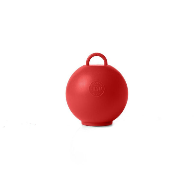 Rode Ballon Gewicht Kettlebell 75g van WeFiesta koop je bij Partywinkel